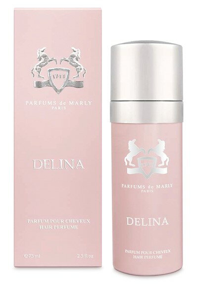 正規品【PARFUMS DE MARLY】DELINA Hair Perfume 75ml WOMENS【パルファム ドゥ マルリー】デリナ ヘア パフューム 75mlデリナの香りの軌跡をさらに引き立たせるデリナの香りのヘアミスト。2017年に発売されたデリーナ。 可憐でピンク色でピュアなフェミニンなデリナ オー ド パルファムは、あなたの心を温め、王族のような気分にさせてくれます。ベルガモット、ナツメグ、ライチ、ルバーブのトップ ノートで始まります。ミドルノートはピオニー、トルコローズ、スズラン、ペタリア、ベースノートはシダーウッド、バニラ、ホワイトムスク、ハイチ産ベチバー、フランキンセンス、カシュメラン デリナは女性らしい魅力的な香りを求める女性に理想的な香りです。昼から夜へと移り変わるフローラルノート。フルーティーなトップ ノートには、ナツメグの温かいスパイスと組み合わせたルバーブ、ライチ、ベルガモットが含まれます。その下には、ペタリアの花のハート、スズラン、牡丹、トルコ ローズがあります。 [広告文責] 株式会社草思庵 048-494-8336 [メーカー] PARFUMS DE MARLY [区分] 海外製・化粧品（フレグランス）王室の香り！豪華絢爛だったフランスの時代を表現！8世紀ルイ15世がフランスを支配していた時代、フランスのグラースやパリは香りの主要都市でした。王は香水だけでなく、部屋や噴水のための香りを毎日注文していました。それらは一つとして同じものはありませんでした。それゆえ、香りにこだわる宮殿は、”la cour parfumee” 「芳香宮」と呼ばれました。これらの素晴らしい香りは、この時代王に従事した"jean Fargeon" (ジャン・ファージョン)という調香師によってつくられていました。 またルイ14世は馬をこよなく愛していました。その馬のための城がマルリー城であり、このマルリー城の歴史をもとにこのブランドはつくられています。ルイ15世も馬の交配に熱心で、競馬レースに自分の馬を出していました。自分の馬が勝った際に、友人達に配っていたジャン・ファージョンの香りを復刻させたのがこのブランド ”PARFUMS DE MARLY” です。