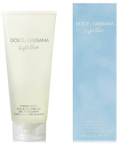 ★あす楽・送料無料★正規品【DOLCE＆GABBANA】Light Blue Shower Gel 200ml WOMEN'S【ドルチェ & ガッバーナ】ライトブルー シャワージェル 200ml【香水・フレグランス系ボディケア・ボディ用品:ボシャワージェル】【D&G香水】【ライトブルー 香水】