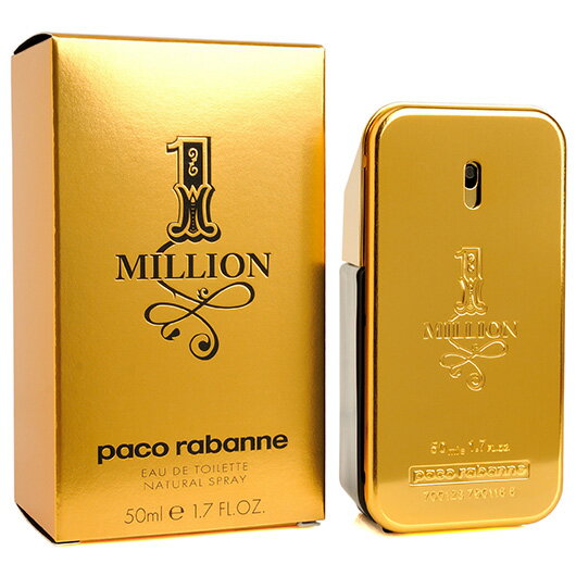 パコラバンヌ 正規品【PACO RABANNE】ONE MILLION EDT 50ml MEN’S【パコ ラバンヌ】ワンミリオン EDT 50ml[香水・フレグランス:フルボトル:メンズ・男性用]