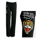 ★あす楽★正規品 Tiger Cotton Pantsタイガーコットンスェットパンツ・ジャージ　ブラック（女性用）セレブ ファッション ブランド スタイル クリスチャン オードジェー