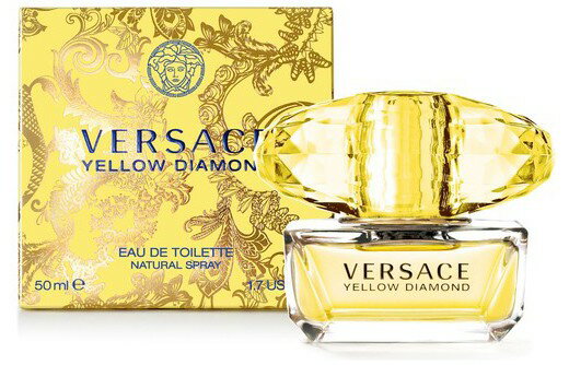 正規品【VERSACE】Versace Yellow Diamond EDT 50ml WOMEN'S【ヴェルサーチ】イエローダイヤモンド オードトワレ 50ml【香水・フレグランス:フルボトル:レディース・女性用】【イエローダイヤモンド 香水】【ヴェルサーチ香水】