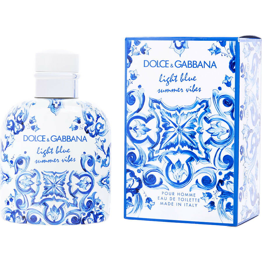 日本未発売！★限定版★正規品【DOLCE & GABBANA】Light Blue Summer Vibes Pour Homme EDT SP 125ml【ドルチェ＆ガッバーナ】ライトブルー サマー バイブス プールオム オードトワレ 125ml【香水・フレグランス:フルボトル:メンズ・男性用】【D&G香水】