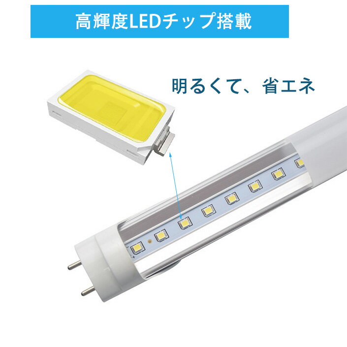 LED蛍光灯10w形昼光色電球色led直管蛍光灯T833cmG13口金10W形相当FL10直管LEDランプ色選択