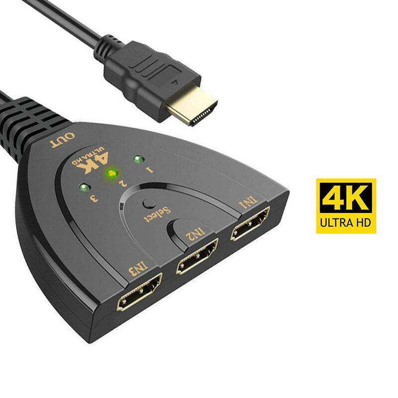 HDMI 切替器 分配器 セレクタ 3入力1