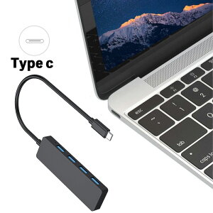 Type C USBϥ USB 3.0 4ݡ 4-in-1 ֥å USBϥ 3.0 USB3.0 ϥ 4ݡ USB3.0 5Gbps ®  ѥ Windows Mac OSб