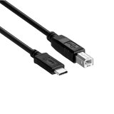 ץ󥿡֥ USB֥ Type C (USB C to USB B) 1m Type C USB 3.0 Type B Ѵ֥ ץб ֥å1m