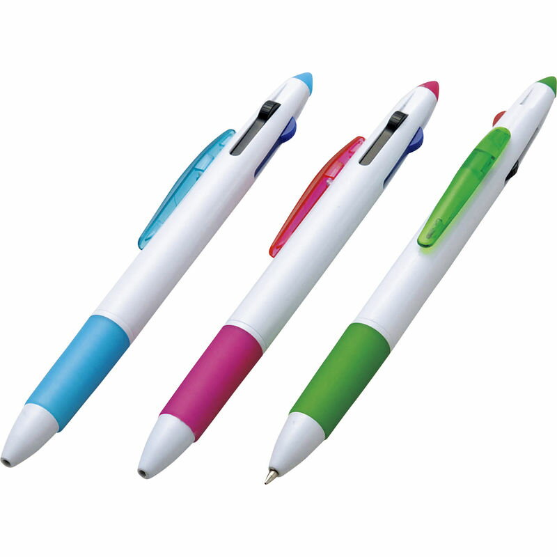 【単品・指定不可】 3色ボールペン HS-80S