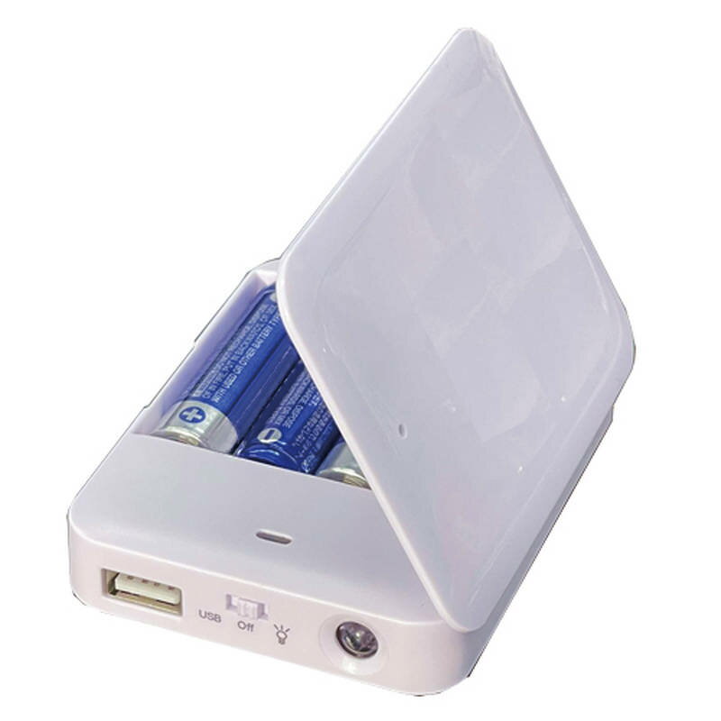 乾電池式モバイルバッテリー（ライト付） PL-198