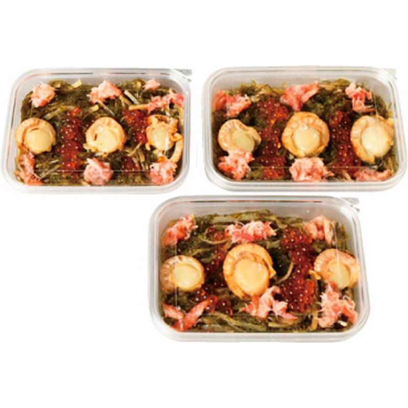 箱館海鮮松前漬 120g×3入【直送品】［送料無料］