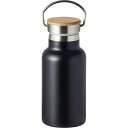 【楽天スーパーSALE 9/4 20:00〜9/11 1:59】ウッドキャップ・ステンレスボトル 350mL 0062-03 マットブラック