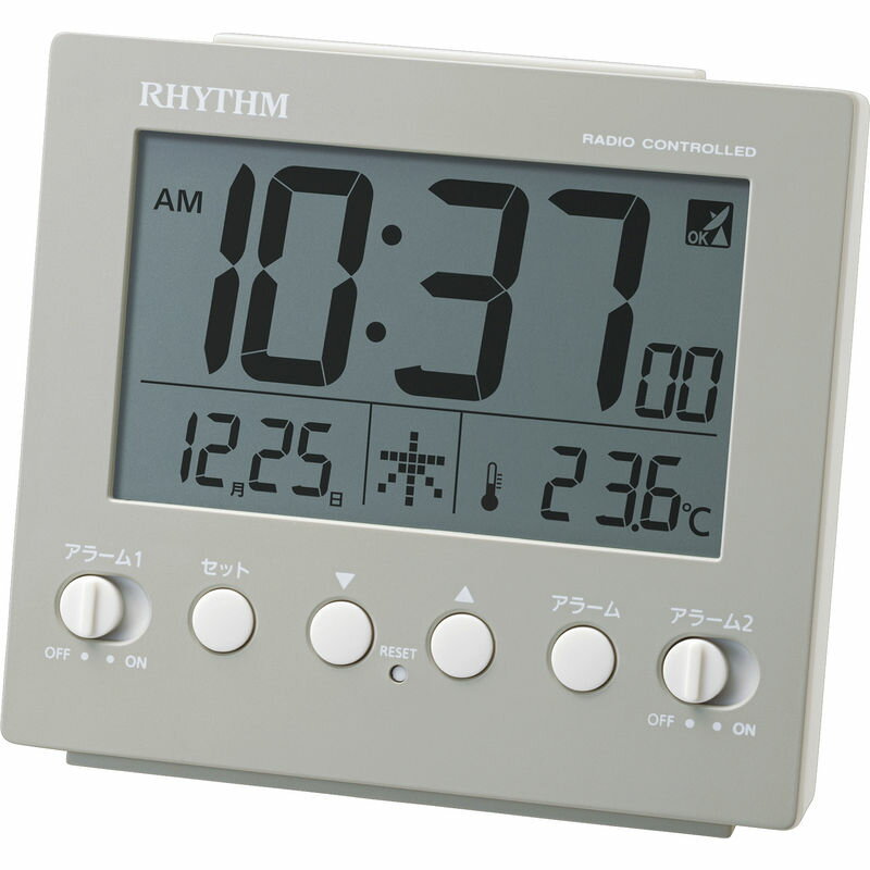 リズム フィットウェーブ D236 8RZ236SR08 グレー