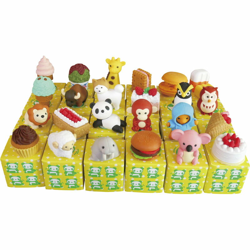 【楽天スーパーSALE 12/4 20:00〜12/11 1:59】【単品・指定不可】 おもしろパズル消しゴム(小箱入り)