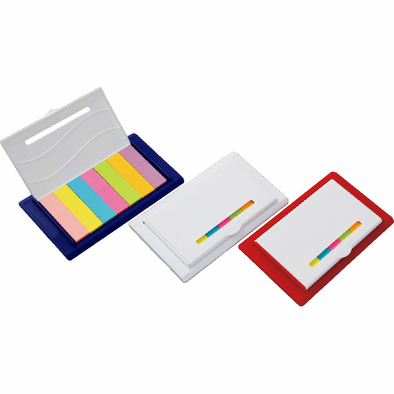 【楽天スーパーSALE 12/4 20:00〜12/11 1:59】【単品・指定不可】 ケース入りカラフルふせんセット SC-1605