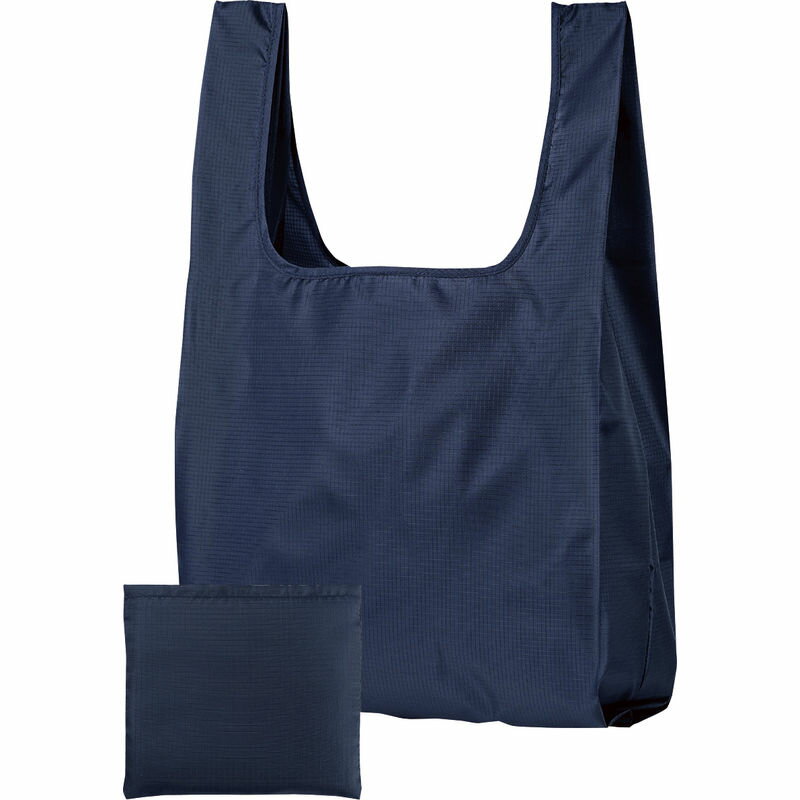 【楽天スーパーSALE 12/4 20:00〜12/11 1:59】テントクロス折りたたみトート 0023-03 ネイビー