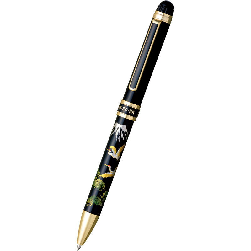 【楽天スーパーセール特別価格】プラチナ ダブルアクション近代蒔絵 多機能ペン MWB-8000RM-18 フジニツル