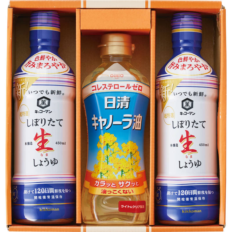 樂天商城 - 日清オイリオ・キッコーマンセット NNK-15C