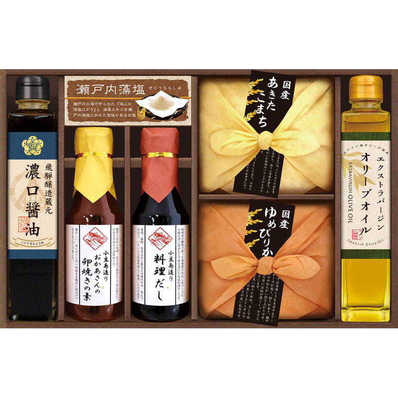 Rakuten - 【送料無料】美食ファクトリー こだわり調味料とお米ギフト CIH-48S