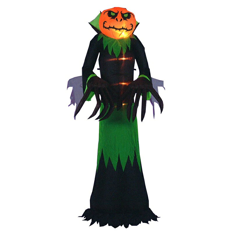 樂天商城 - 【ハロウィン】エアディスプレイスケアリーパンプキン H240×W86cm　/　ハロウィン パンプキン 造花 POP 飾り 販促 イベント 装飾