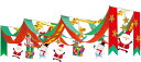 【クリスマス】ワンダークリスマスDXペナント H40×W45×L180cm / クリスマスツリー 飾付 装飾 イベント パーティー 催事 ディスプレイ 販促 デ...