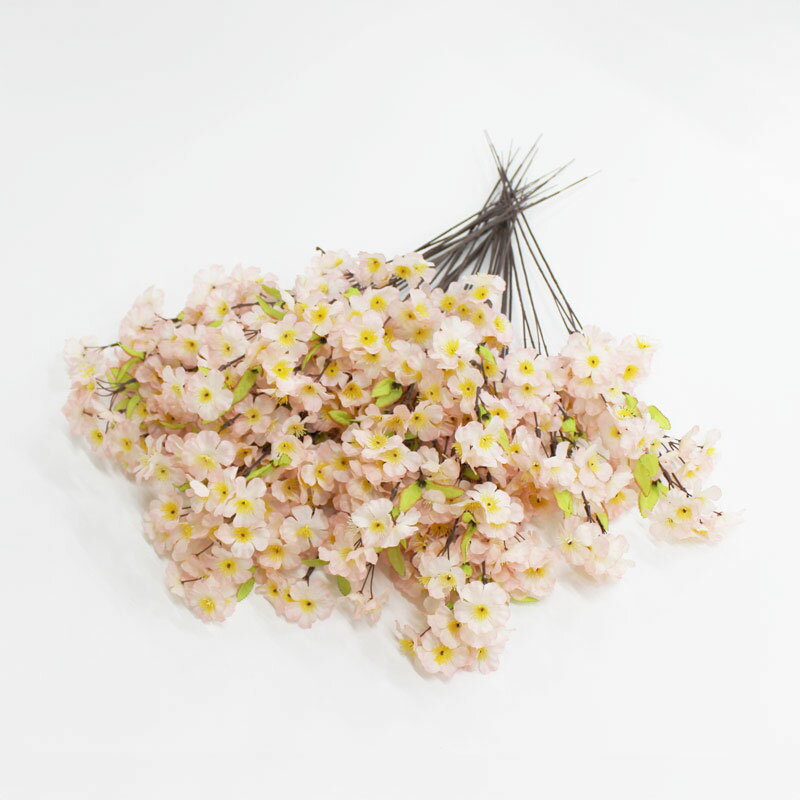 【桜】スプレイ シルク桜 L60cm 花φ4.5cm 36本セット / 春 春飾り 桜装飾 造花 ディスプレイ デコレーション 店内装飾 飾り 花見 桜の枝