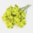 【春】菜の花x4輪 L55cm・花房大φ7cm×2輪・小φ5cm×2輪 12本セット / 春 造花 ディスプレイ 飾り 春装飾 店舗装飾 販促 デコレーション イベント