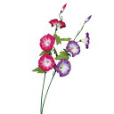 【夏】スプレイシルキー朝顔2本セットL75cm・花9cm / 梅雨 朝顔 装飾 飾り付け イベント パーティー 造花 デコレーション ディスプレイ