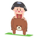 【こどもの日】スタンドパネル (金太郎) H80×W67×D20cm / 金太郎 Re-Board リボード ディスプレイ 飾り 店舗装飾 販促 デコレーション イベント 展示