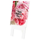 【母の日】イーゼルディスプレイ(カーネーションピンク) H100×W52×D60cm / カーネーション Re-Board リボード ディスプレイ 飾り 店舗装...