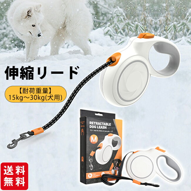 伸縮リード5m犬ストラップ付散歩ひ...