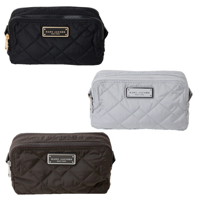 マークジェイコブス ポーチ MARC JACOBS QUILTED NYLON ナイロン ダブルジップ コスメティック 化粧 m0016114 ラッピング不可