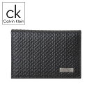 カルバンクライン 名刺入れ（メンズ） カルバンクライン Calvin Klein カードケース 名刺入れ ロゴ レザー メンズ 31ck200001 BOX付