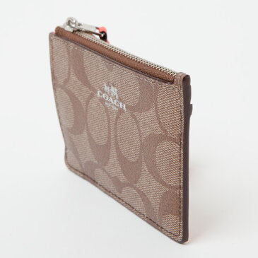 コーチ COACH 小物 コインケース 小銭入れ ラグジュアリー シグネチャー PVC ミニ ID キーリング スキニー f16107 小物 coin case