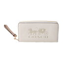 コーチ COACH ラウンドファスナー長財布 ホース アンド キャリッジ エンボスド レザー ロング ジップ ウォレット レディース c3548 fc3548