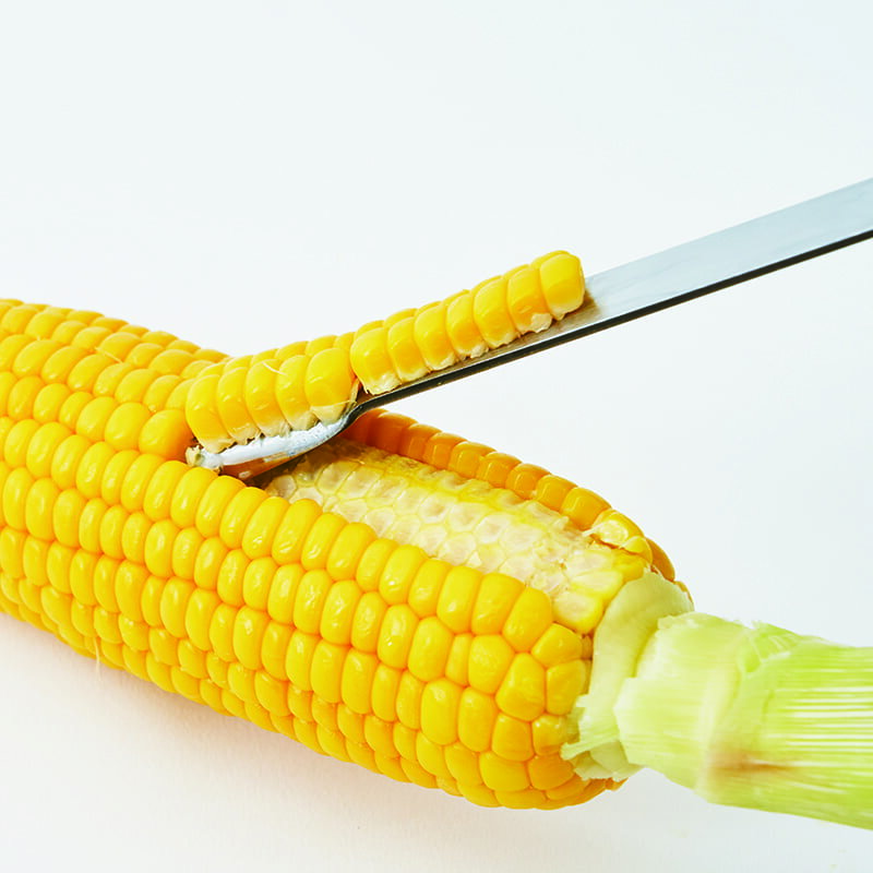 樂天商城 - イイトコ EAトCO Poro corn peeler ポロ コーン　ピーラー カッター 粒取り 調理器具 日本製 ヨシカワ as0051 ネコポスでお届け