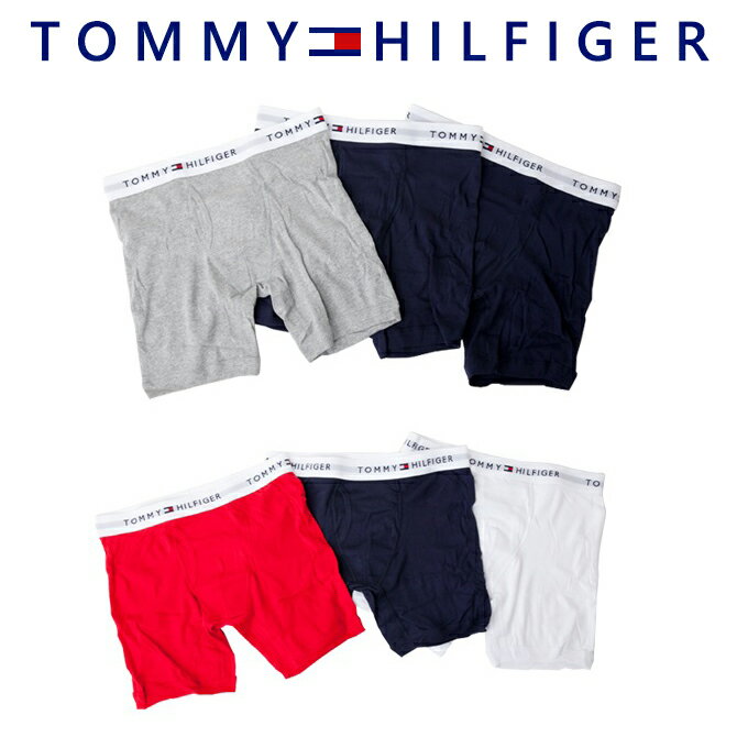 トミーヒルフィガー TOMMY HILFIGER ボクサーパンツ 3枚セット アンダーウェア 下着 ファッション メンズ 09te001