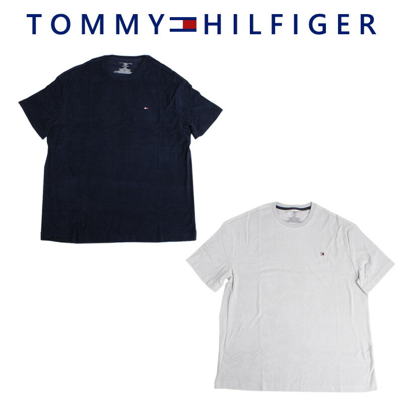トミーヒルフィガー TOMMY HILFIGER Tシャツ フロント ロゴ 半袖 メンズ 丸首 おしゃれ トップス 09t4141 ラッピング不可 ネコポスでお届け