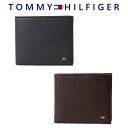 トミーヒルフィガー TOMMY HILFIGER 二つ折り財布 小銭入れ付き レザー メンズ 31tl130094 BOX付 プレゼント ラッピング