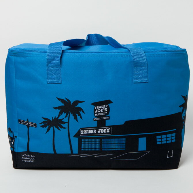 【TRADER JOE'S　トレーダージョーズ】保冷機能付き　トートバッグ エコバッグ ショッピングバッグ☆のサムネイル