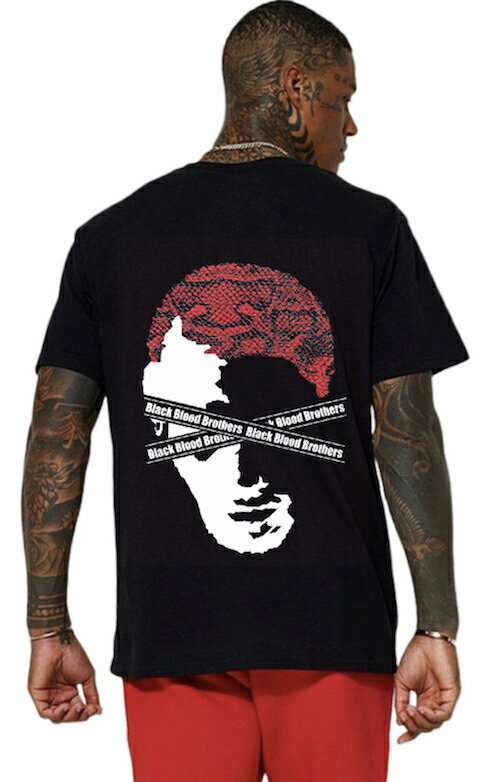 【Black Blood Brothers】Tシャツ tシャツ 半袖 メンズ お洒落 おしゃれ スポーツ 送料無料 ヒップホップ系 HIPHOP 西海岸 20代 30代 大人 ダンス衣装 夏 春 コーデ デニスロッドマン ロッドマン 運動 バスケ 90年代 ストリート系 白 黒 大きいサイズ オーバーサイズ