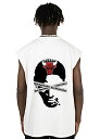 【Black Blood Brothers】Tシャツ tシャツ 半袖 メンズ カットオフ 切りっぱなし お洒落 おしゃれ スポーツ ヒップホップ系 ダンス衣装 夏 春 コーデ デニスロッドマン ロッドマン 運動 バスケ ストリート系 ジョーダン かっこいい タンクトップ ロゴ 白 黒 バスケウェア(4)