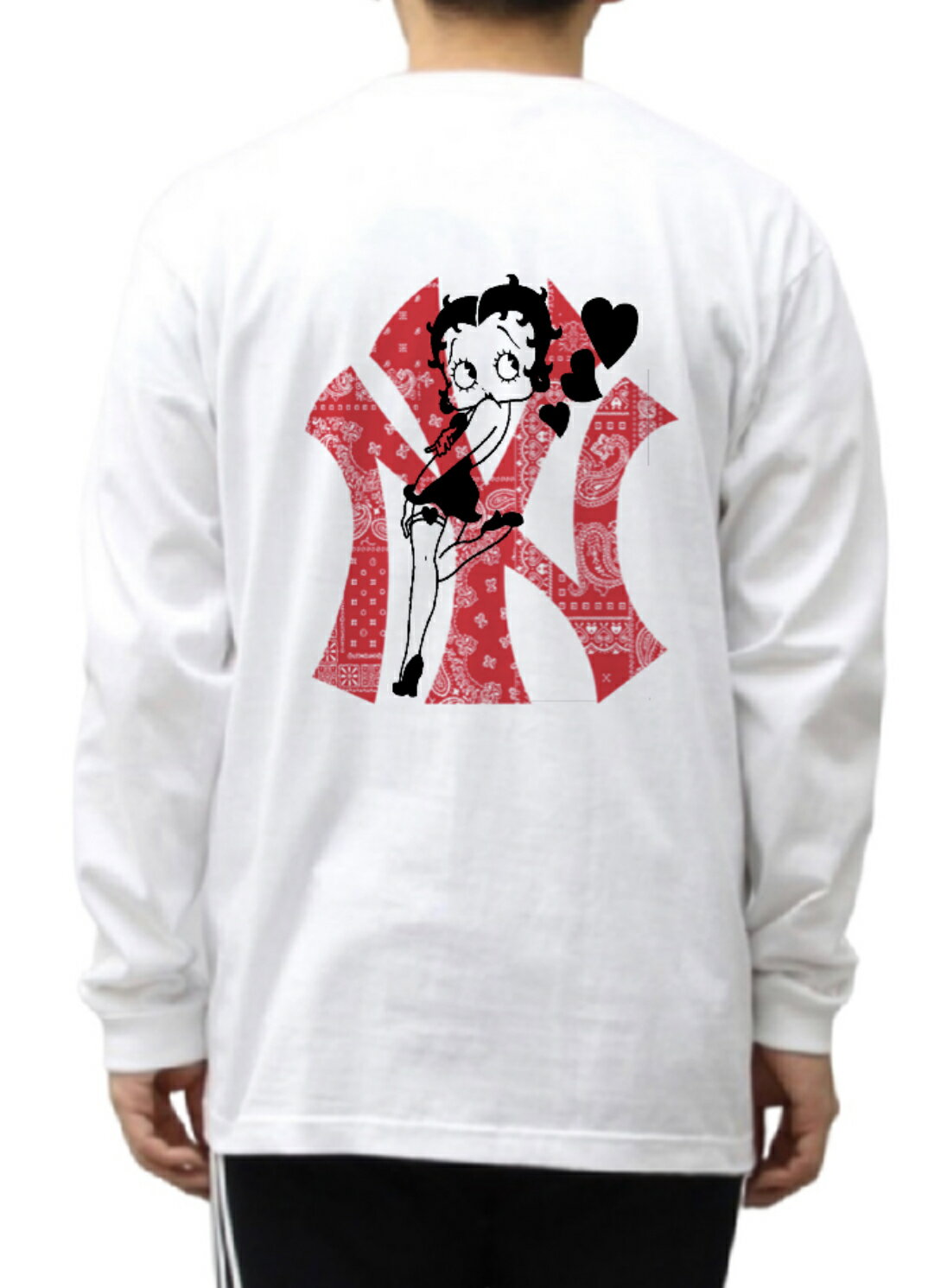 Rakuten - ロンT ロンt メンズ レディース おしゃれ かっこいい ユニセックス お洒落 可愛い ストリート系 B系 ヒップホップ系 プレゼント 彼氏 彼女 カップルコーデ 大学生 誕生日 Tiktok 映え SNS スケーター 秋冬 コーデ オーバーサイズ NY ロゴ ペイズリー柄 プレゼント