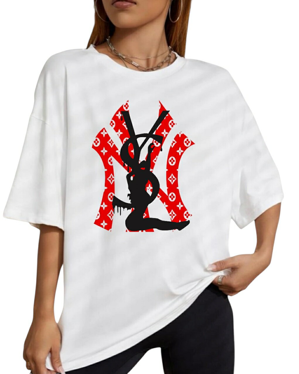 Rakuten - Tシャツ tシャツ 半袖 お洒落 おしゃれ スポーツ 送料無料 ヒップホップ系 HIPHOP 20代 30代 大人 ダンス衣装 夏 春 コーデ ストリート系 ストリート 白 黒 可愛い ストリート系 ストリートブランド カッコイイ かっこいい 誕生日 プレゼント ロゴ 可愛い NY