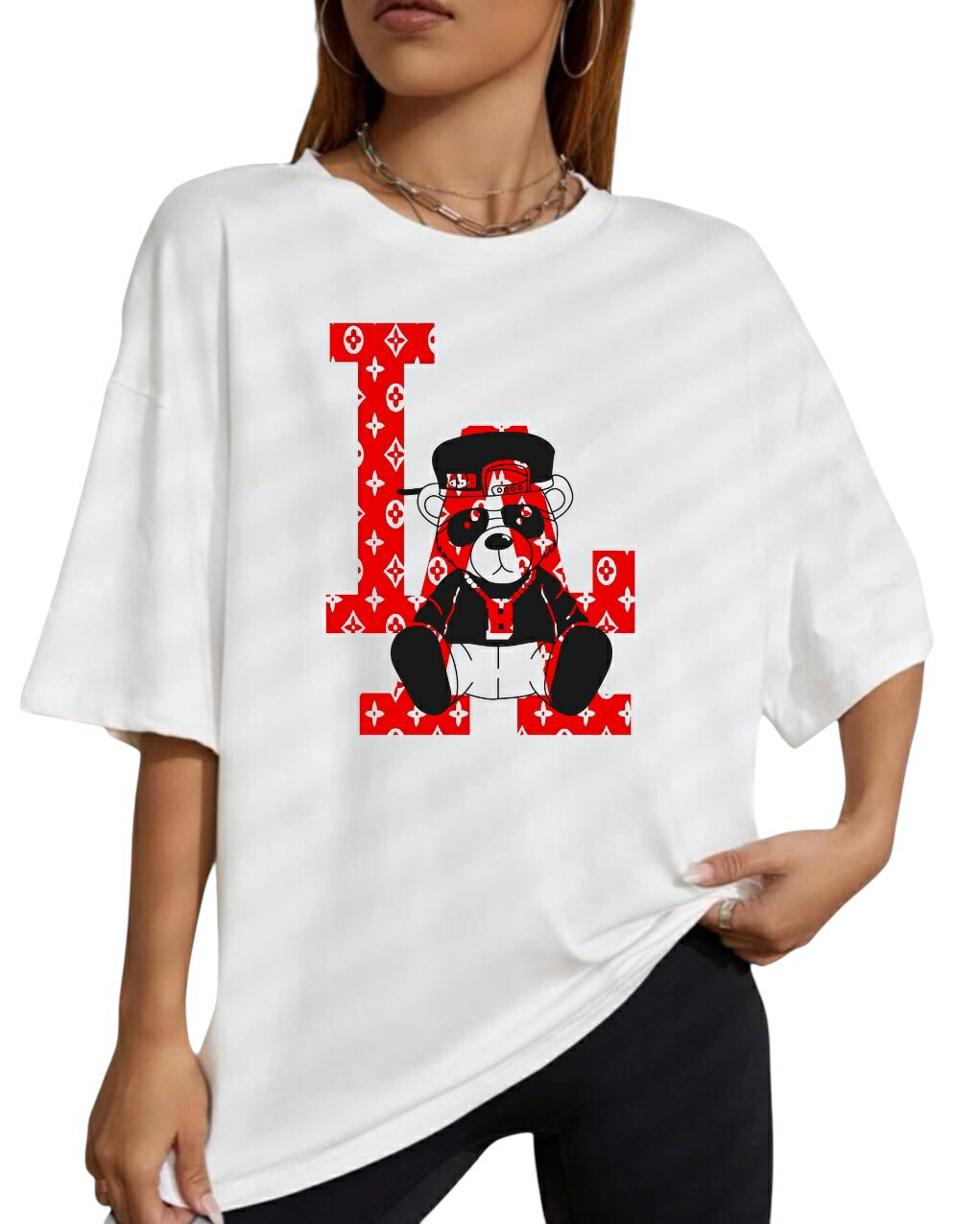 Rakuten - Tシャツ tシャツ 半袖 お洒落 おしゃれ スポーツ 送料無料 ヒップホップ系 HIPHOP 20代 30代 大人 ダンス衣装 夏 春 コーデ ストリート系 ストリート 白 黒 可愛い ストリート系 ストリートブランド カッコイイ かっこいい 誕生日 プレゼント ロゴ 可愛い LA