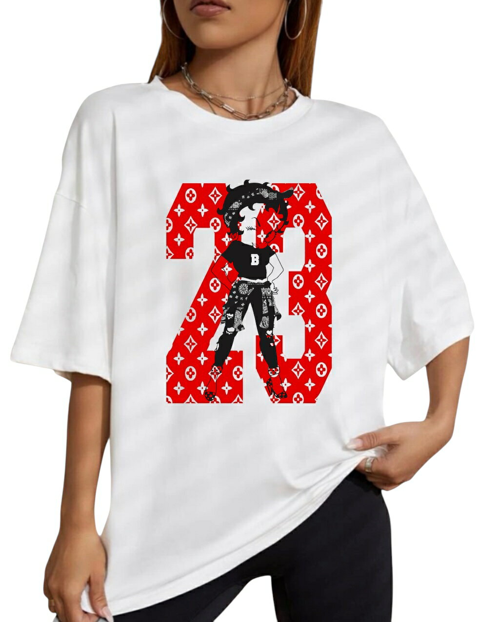 Rakuten - Tシャツ tシャツ 半袖 お洒落 おしゃれ スポーツ 送料無料 ヒップホップ系 HIPHOP 20代 30代 大人 ダンス衣装 夏 春 コーデ ストリート系 ストリート 白 黒 可愛い ストリート系 ストリートブランド カッコイイ かっこいい 誕生日 プレゼント ロゴ 可愛い 23 ジョーダン