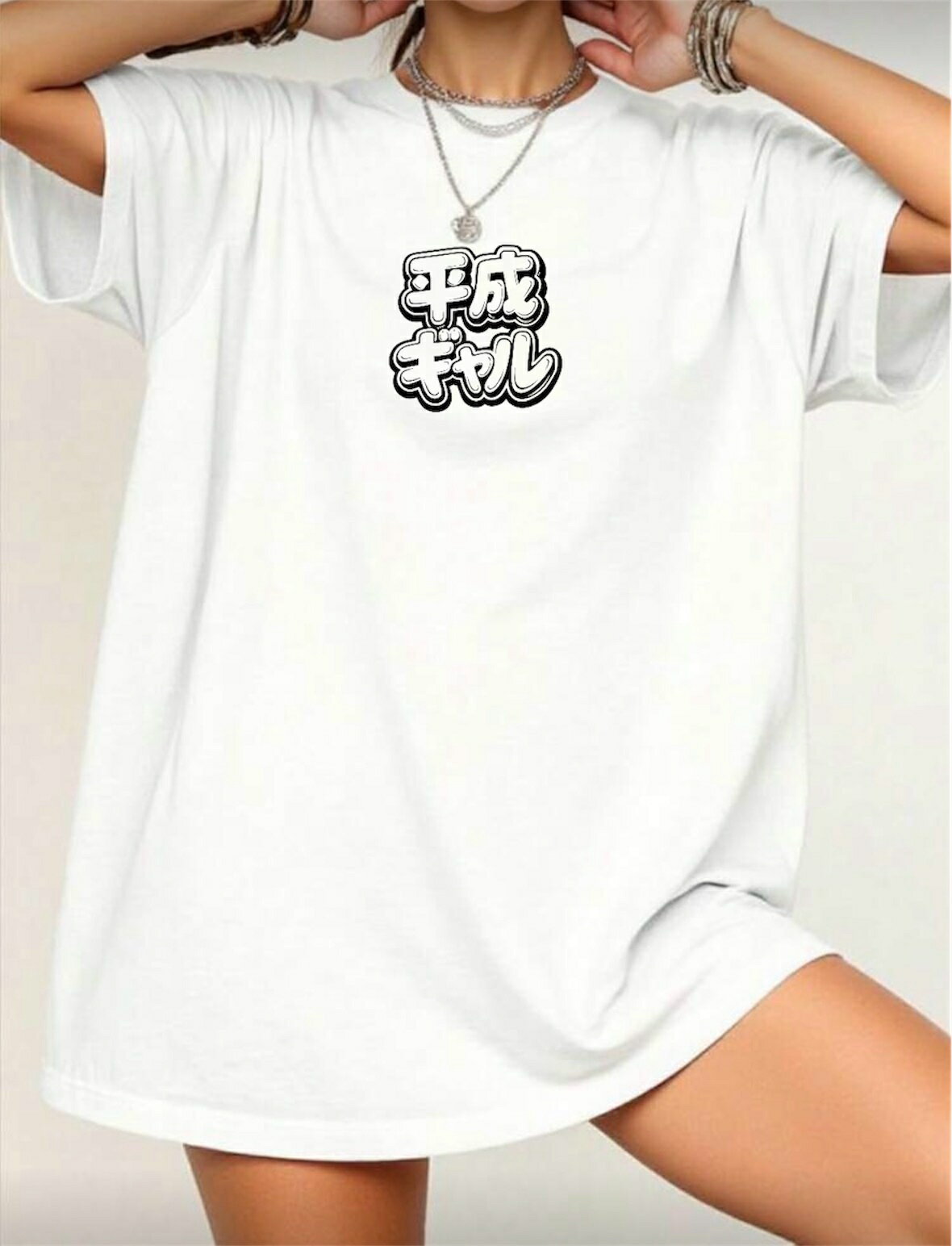 Rakuten - Tシャツ tシャツ タイダイ染め タイダイ柄 おしゃれ ロゴ 可愛い かわいい カワイイ レディース トップス 半袖 半袖tシャツ 綿100% コットン ゆったり 大きいサイズ 体型カバー 二の腕 カバー 隠し おしゃれ シンプル ダイエット服 平成ギャル 面白い ギフト 夏フェス 海