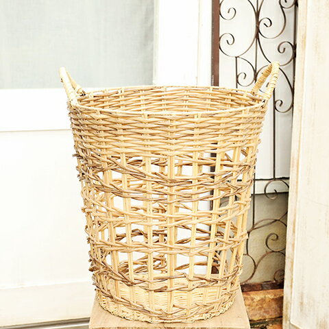 ガーデニング雑貨 サスティナブル バスケット ナチュラル Lサイズ