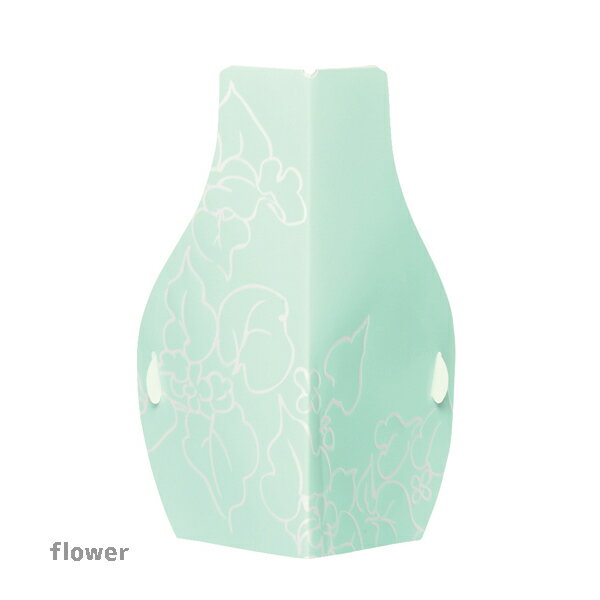 日本製 arobo アロボ flower vase フラワーベース 水につよいストーンペーパーの花瓶 メッセージカード CLV-701 花 紙 プレゼント インテリア
