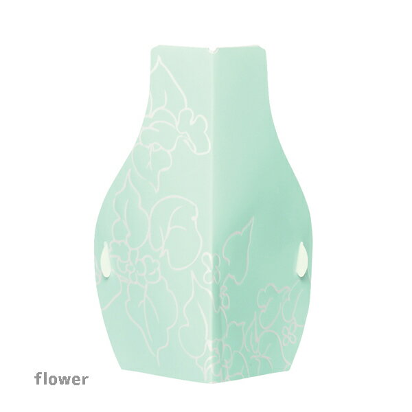 日本製 arobo アロボ flower vase フラワーベース 水につよいストーンペーパーの花瓶 メッセージカード CLV-701　花 紙 プレゼント インテリア