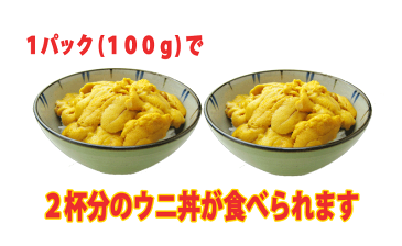 お中元 ギフト 早割【冷凍 生ウニ 100g】 1,780円　料亭やお寿司屋さんプロが認めた雲丹！日にち・時間指定OK！【あす楽】雲丹 うに ウニ海鮮、魚介【贈り物 プレゼント 誕生日 手土産 一人暮らし 花以外 ギフト】