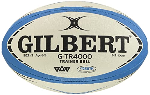 Gilbert ギルバート G-TR4000 Trainer Ball トレーニング ラグビーボール (青×黒（ブルー/ブラック）, 5号（高校生/社会人）) [並行輸入品]